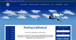 Desktop Screenshot of parking-lublinek.pl